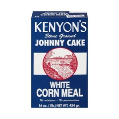 Kenyon's johnnycake meal in the Coffee Milk Breakfast Kit.